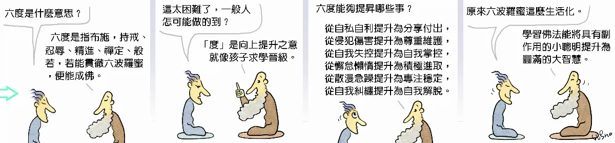 參禪參纏   六度是要度什麼
