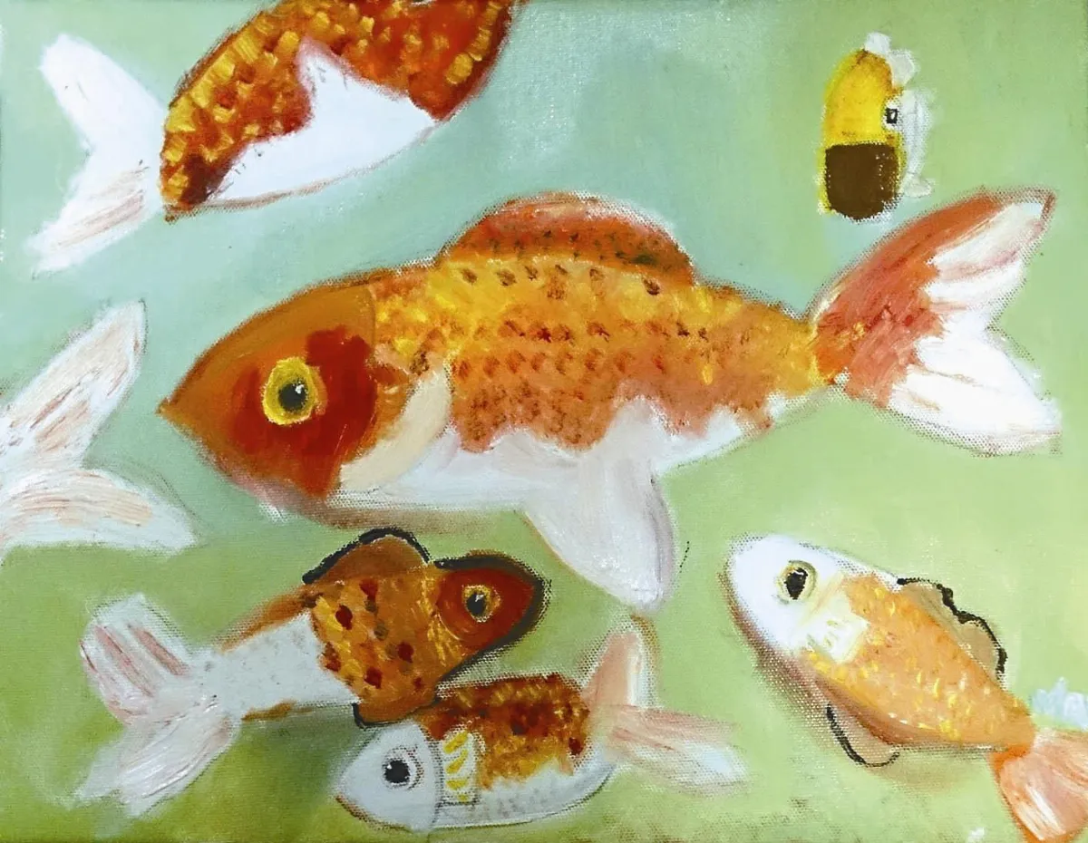 快樂塗鴉 簿  年年有魚