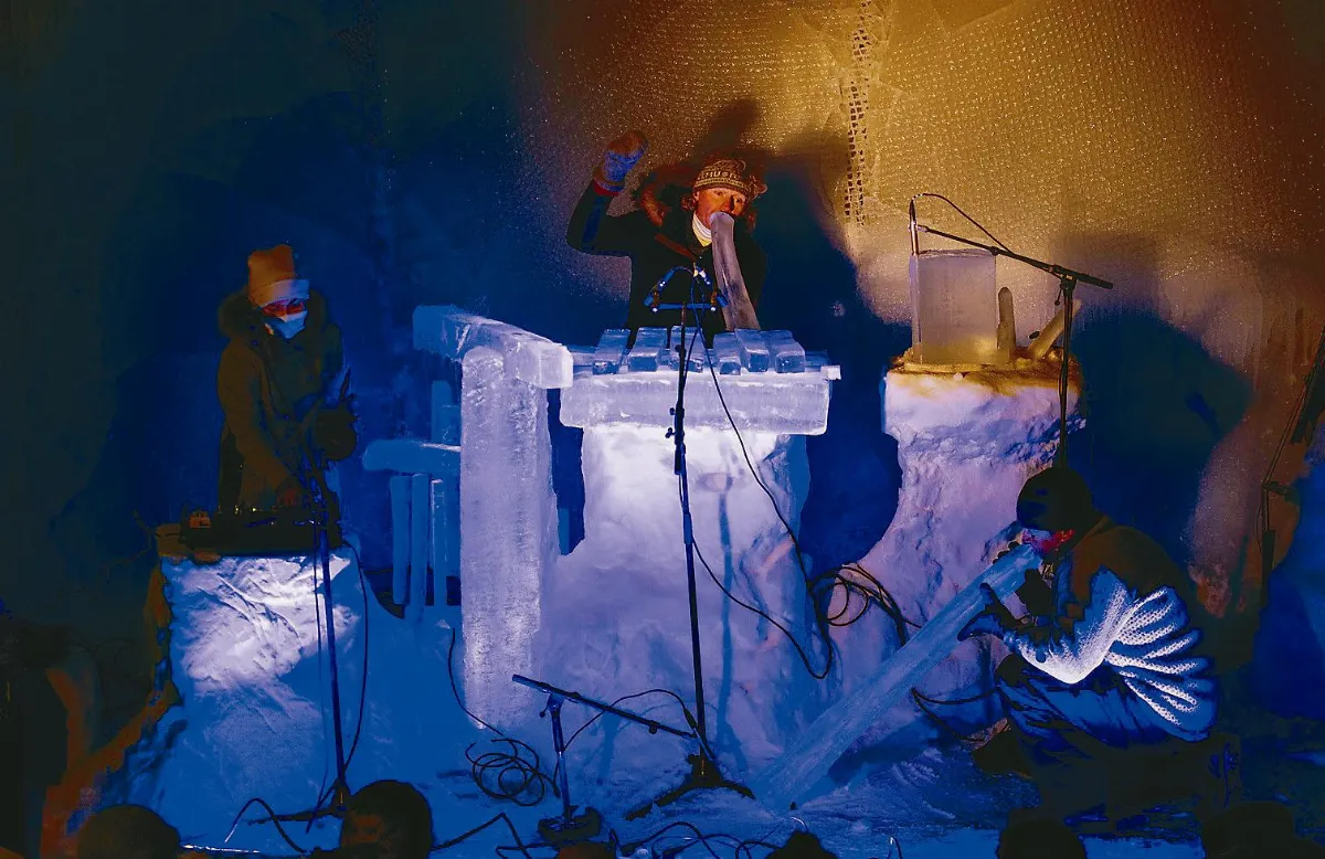 最冷音樂會 冰雪樂器登場