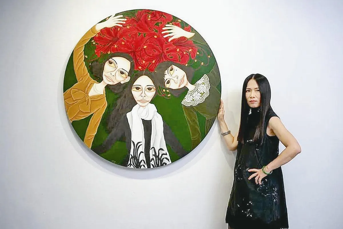 善心善念成就圓滿 柳依蘭 獲先生鼎力支持 賣筍婦變身名畫家