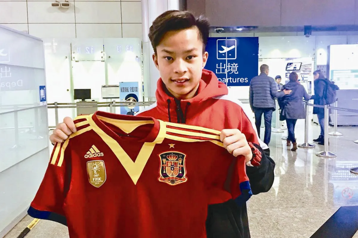 看齊梅西 15歲袁永誠西國逐夢