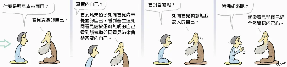 參禪參纏      你以為本來面目是什麼