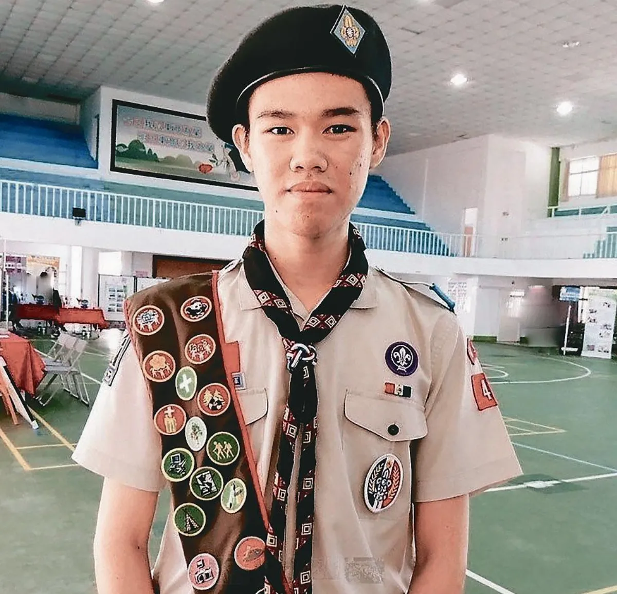 均一高中邱紳騏 國花級童軍殊榮