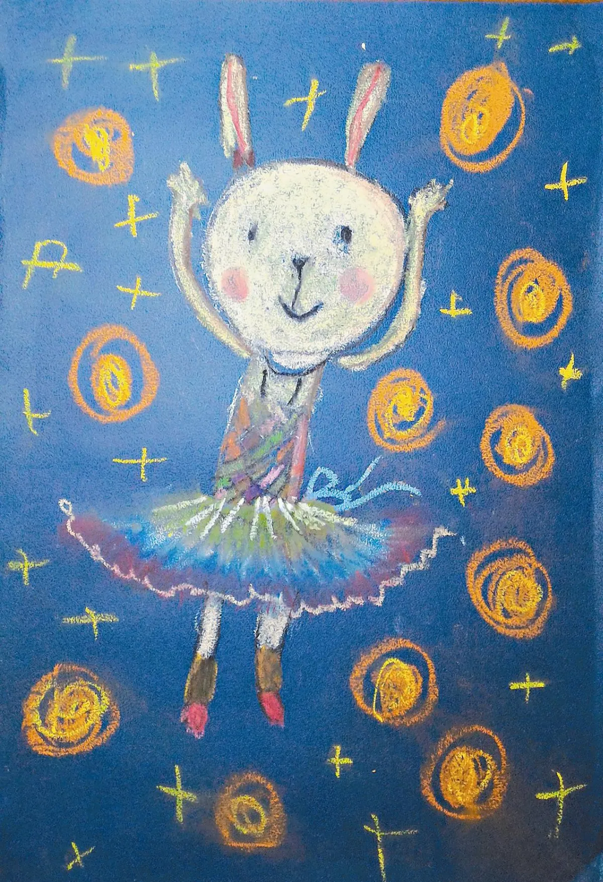 快樂塗鴉簿  芭蕾小兔