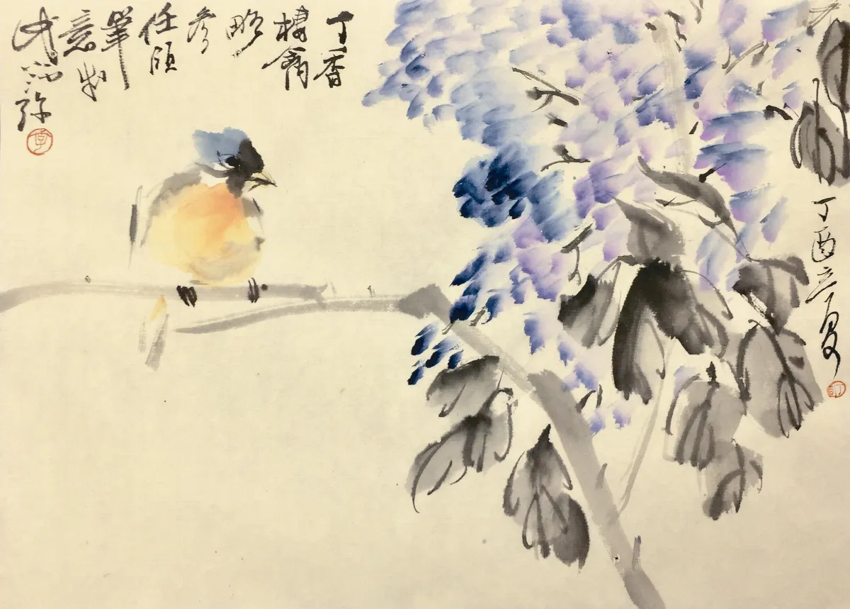 小沙彌書畫鋪  紫丁香的暮春