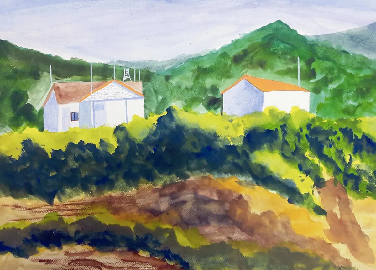 快樂塗鴉簿 山中小屋