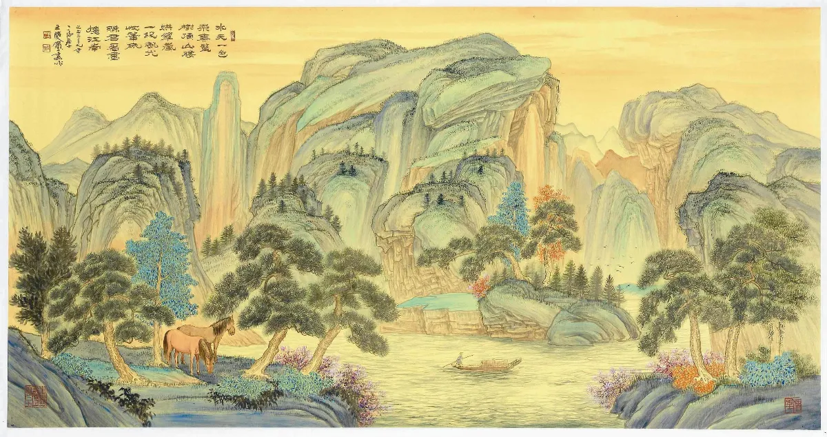 【寬鼎畫語】 水天一色憶江南