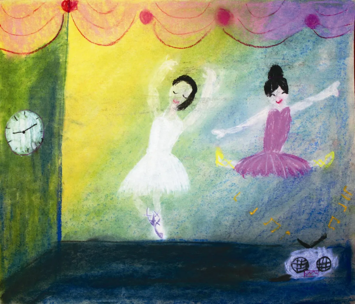 快樂塗鴉簿 優美的芭蕾舞者