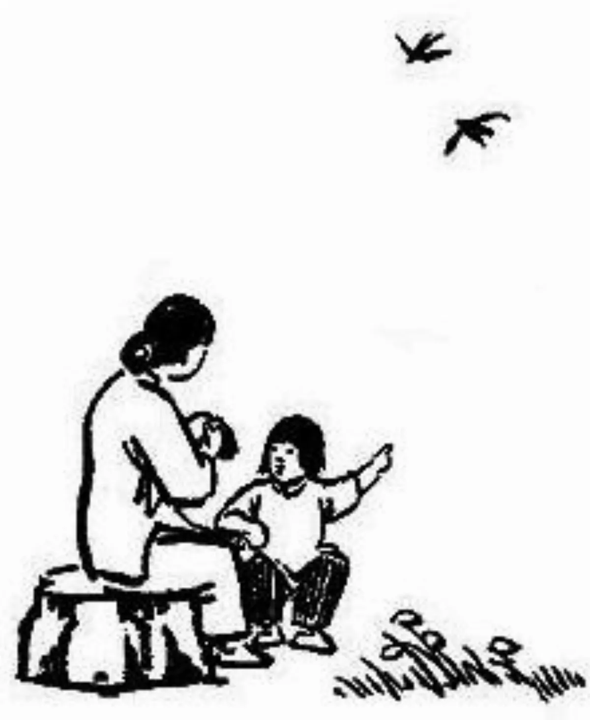 【豐子愷．護生畫集】 燕子今朝又作巢