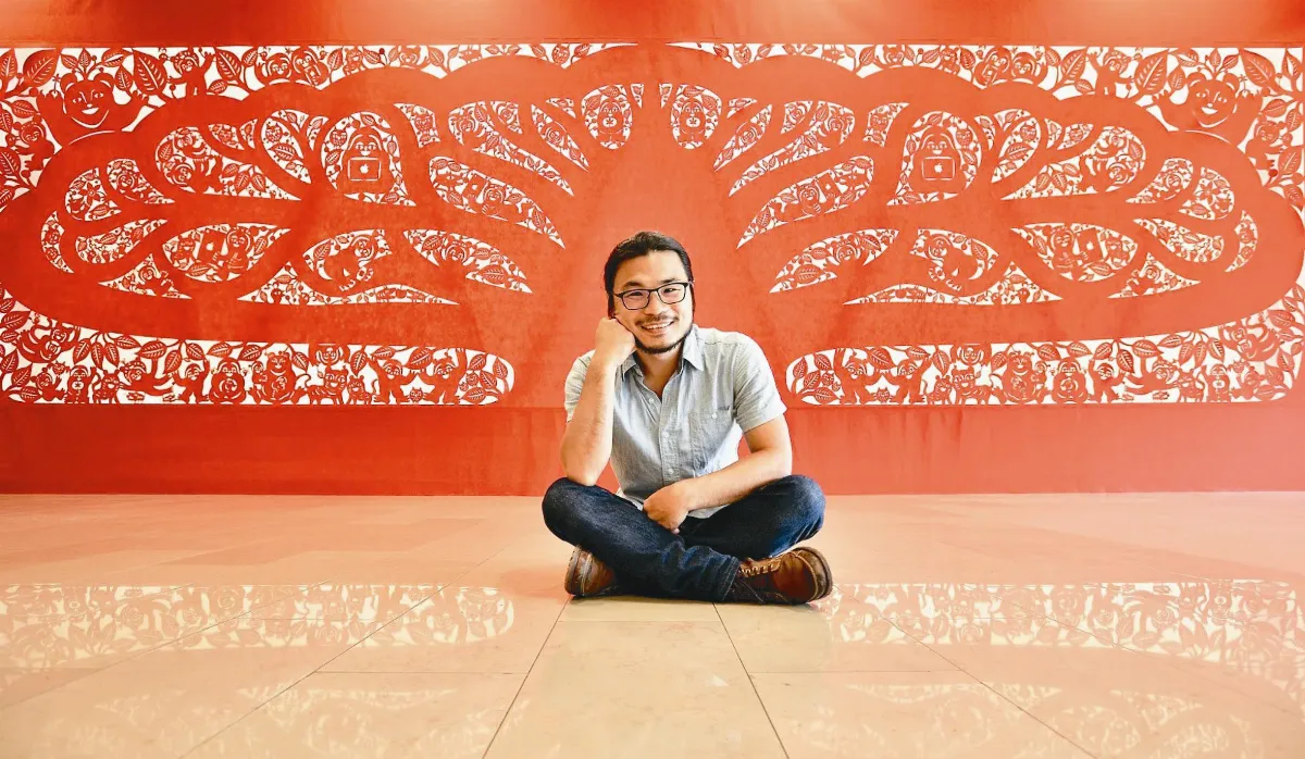 楊士毅剪紙 只為給人幸福