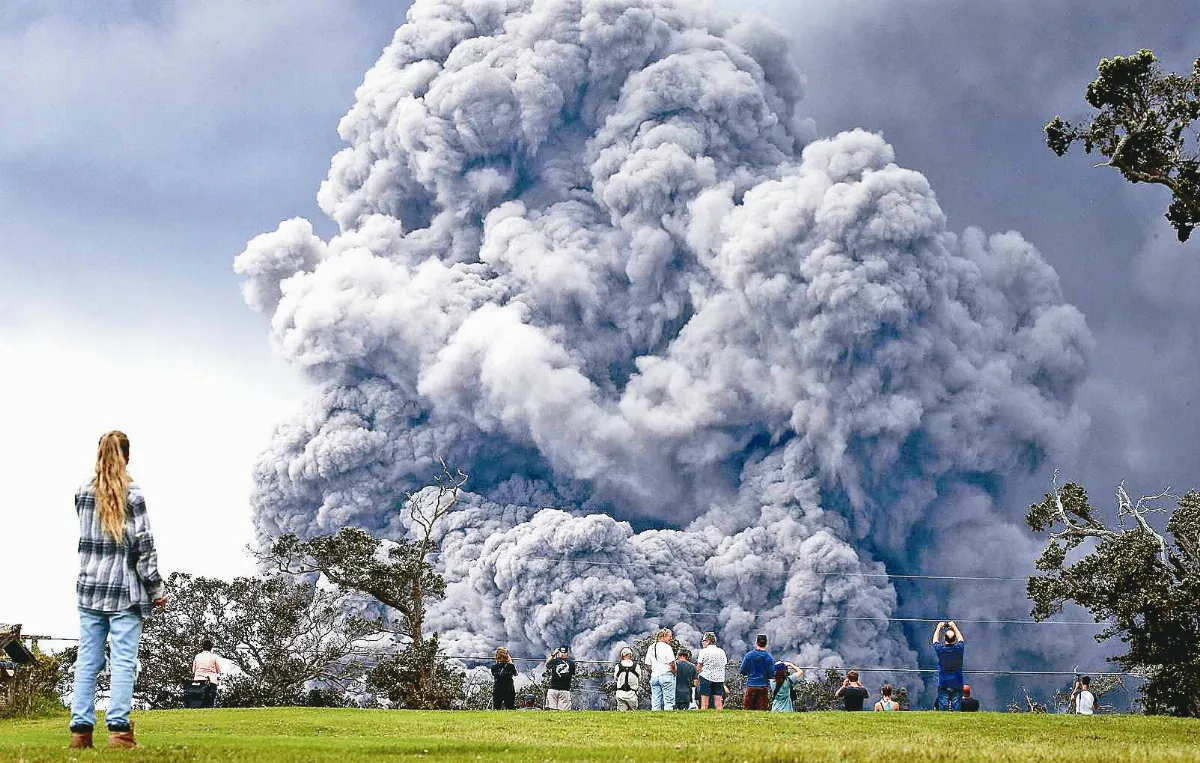 夏威夷火山持續噴發 發紅色警戒