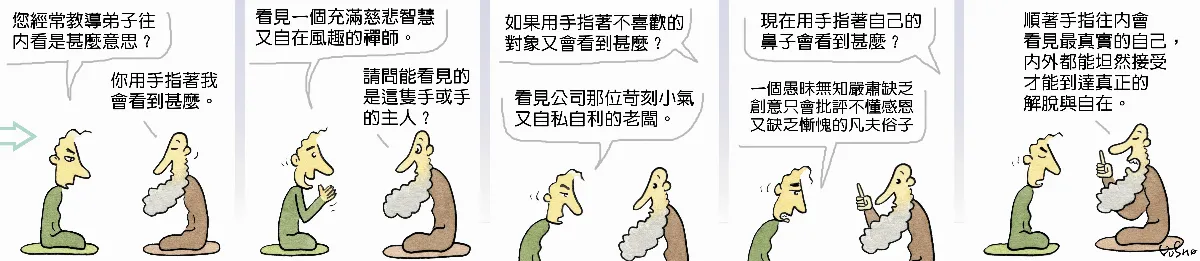 參禪參纏       往內看是甚麼意思