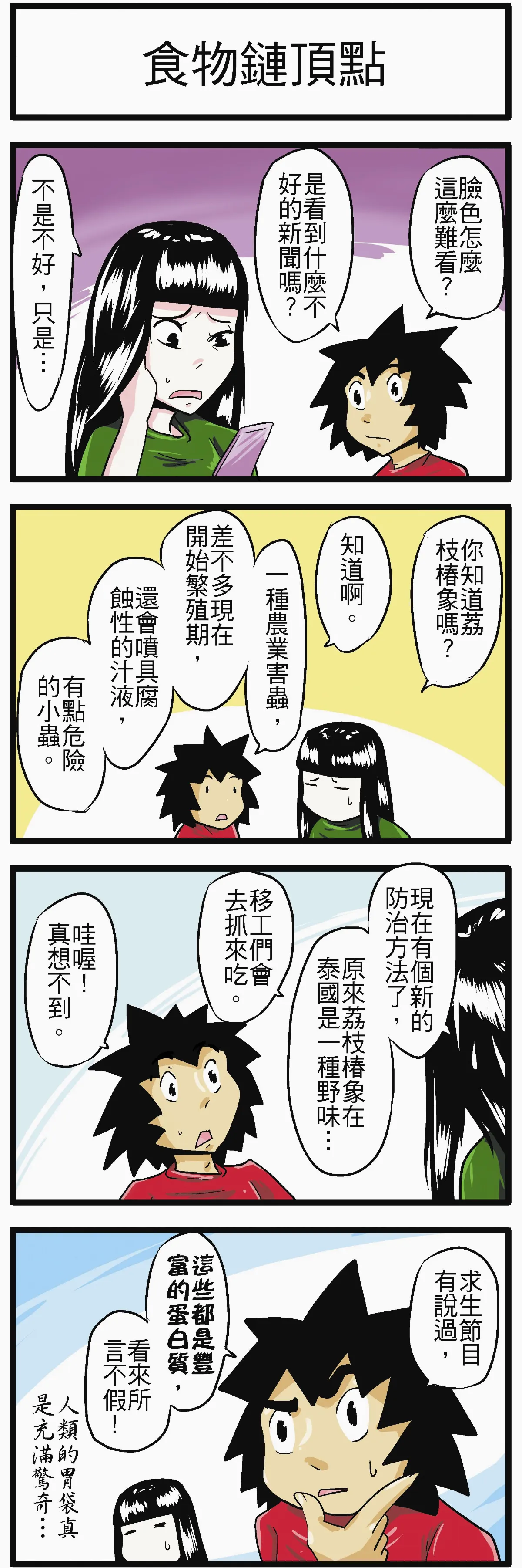 時事必考題 食物鏈頂點