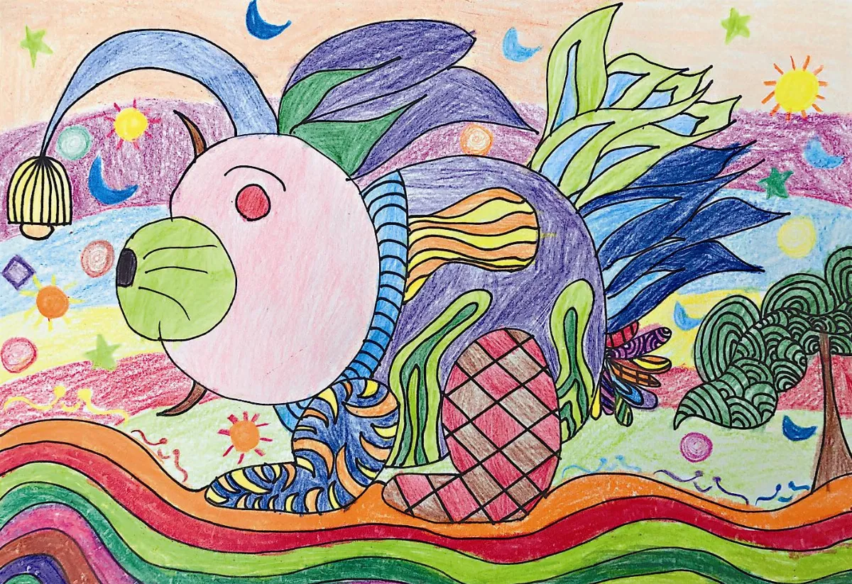 快樂塗鴉 簿 奇幻兔