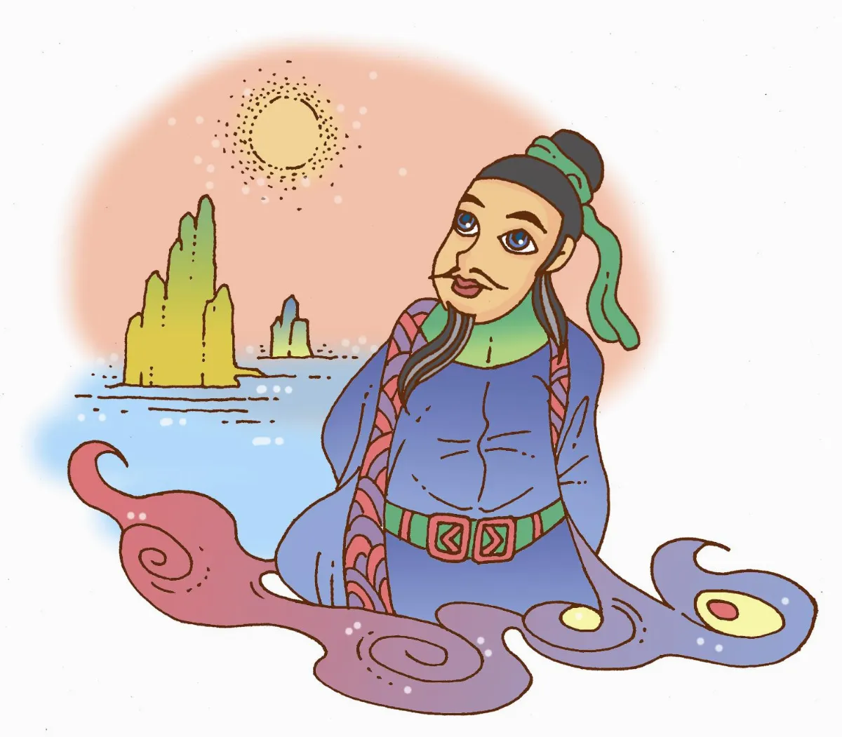 唐詩 小學堂 白居易〈江樓夕望招客〉