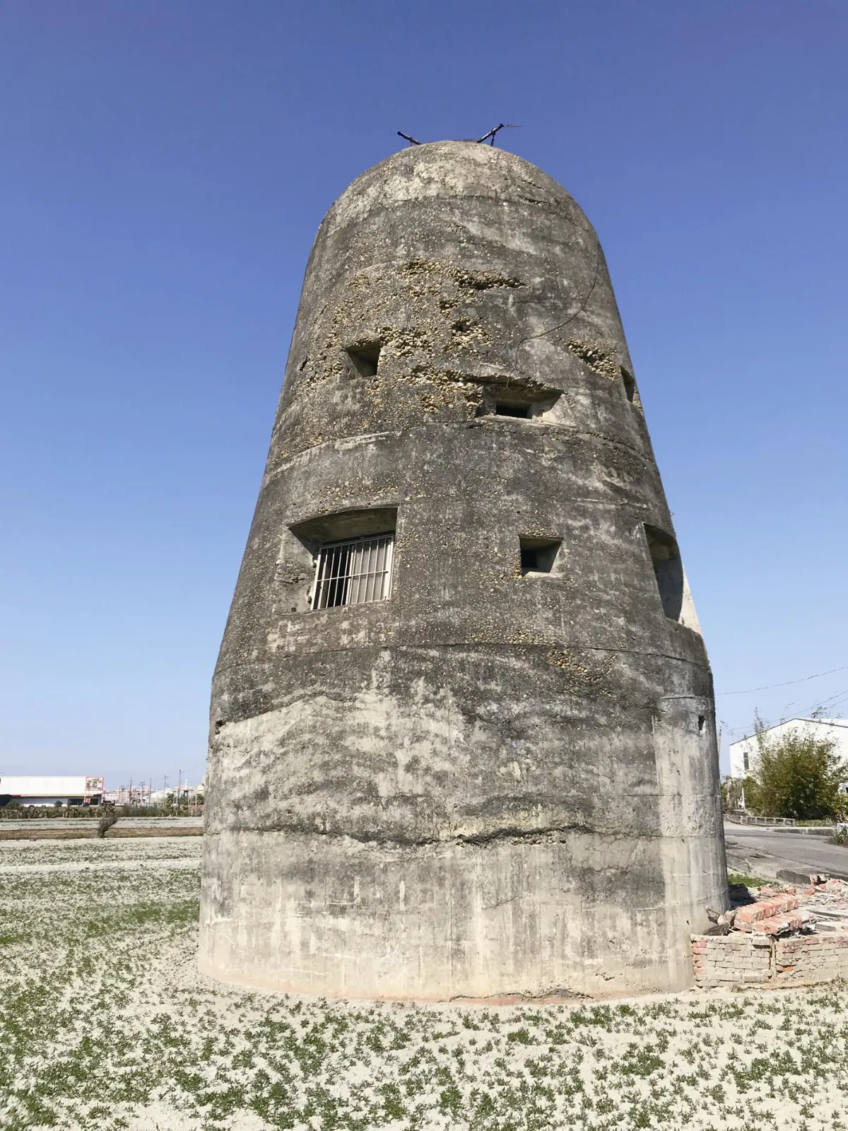 記憶光影  古董級防空塔