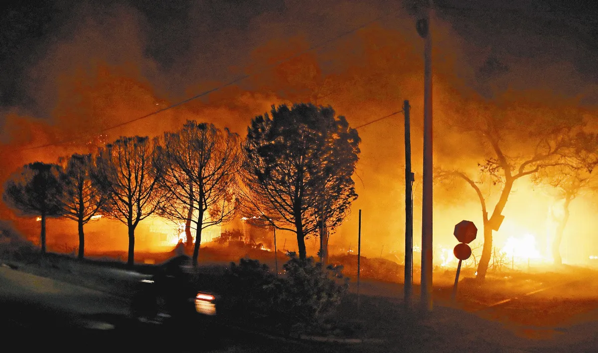 森林大火失控 希臘求助歐盟