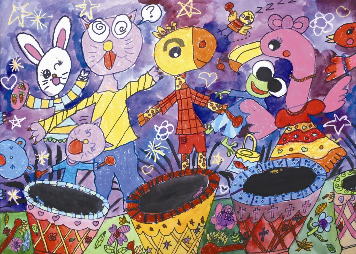 快樂塗鴉簿動物打擊派對