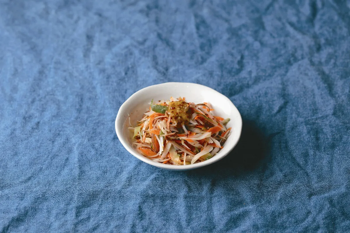 不剩食魔法 芥末籽拌蔬菜皮
