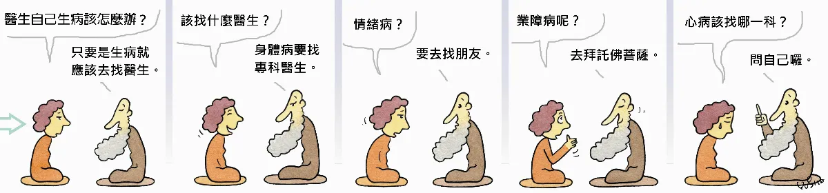 參禪參纏   醫生生病該怎麼辦