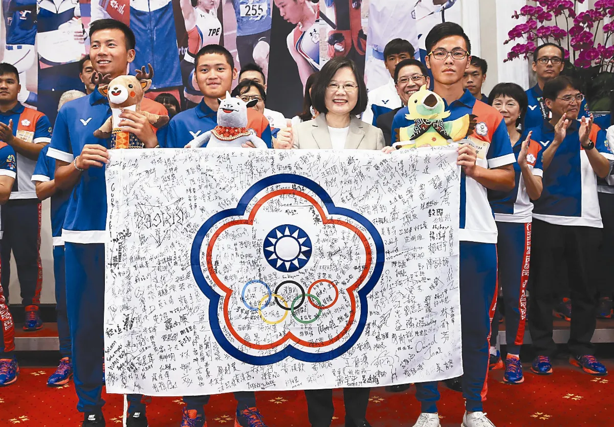 接見亞運選手 總統：體育預算加倍 備戰東奧