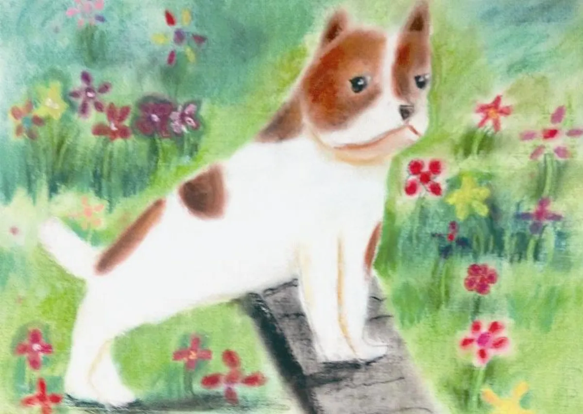 快樂塗鴉簿 可愛小狗