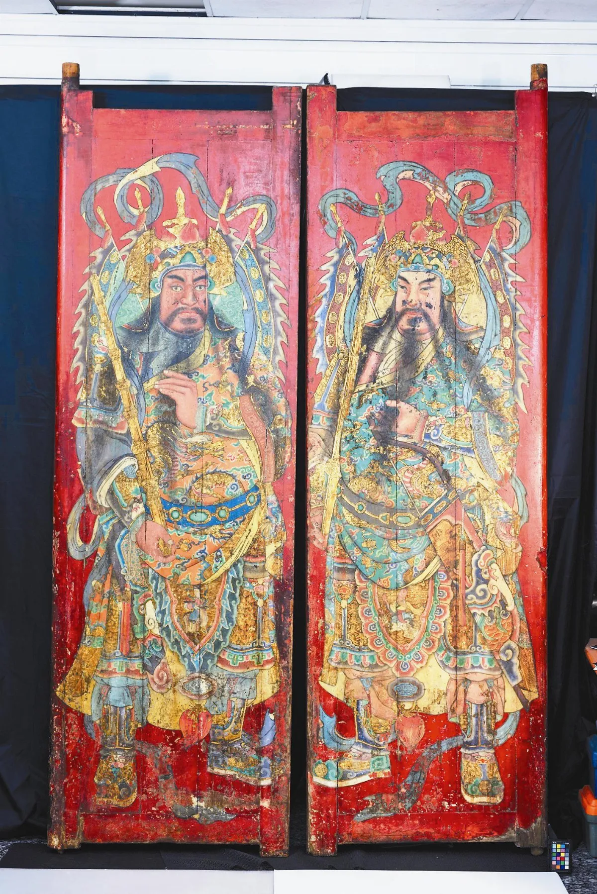 修復陳壽彝作品 重現門神風采