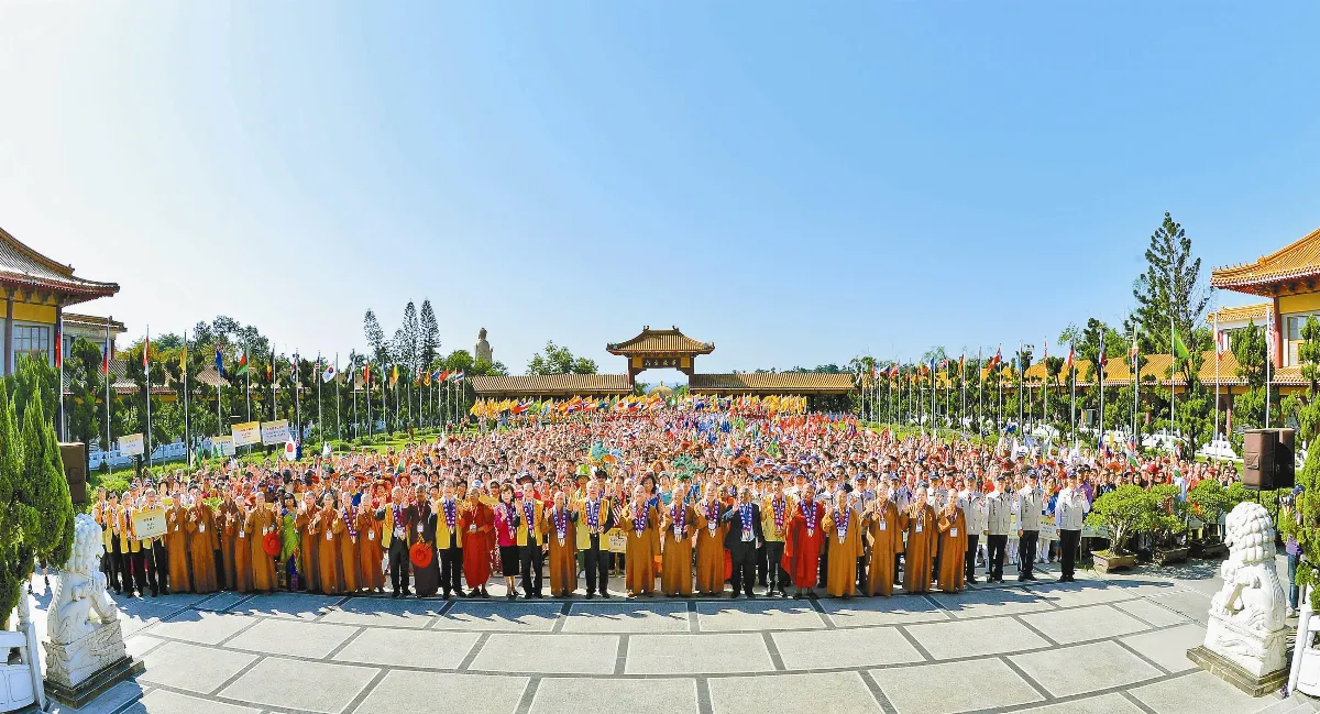 五大洲佛光人 祈願世界和平