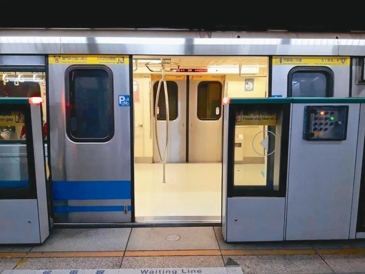 北捷古亭站 車門與月台門對不齊