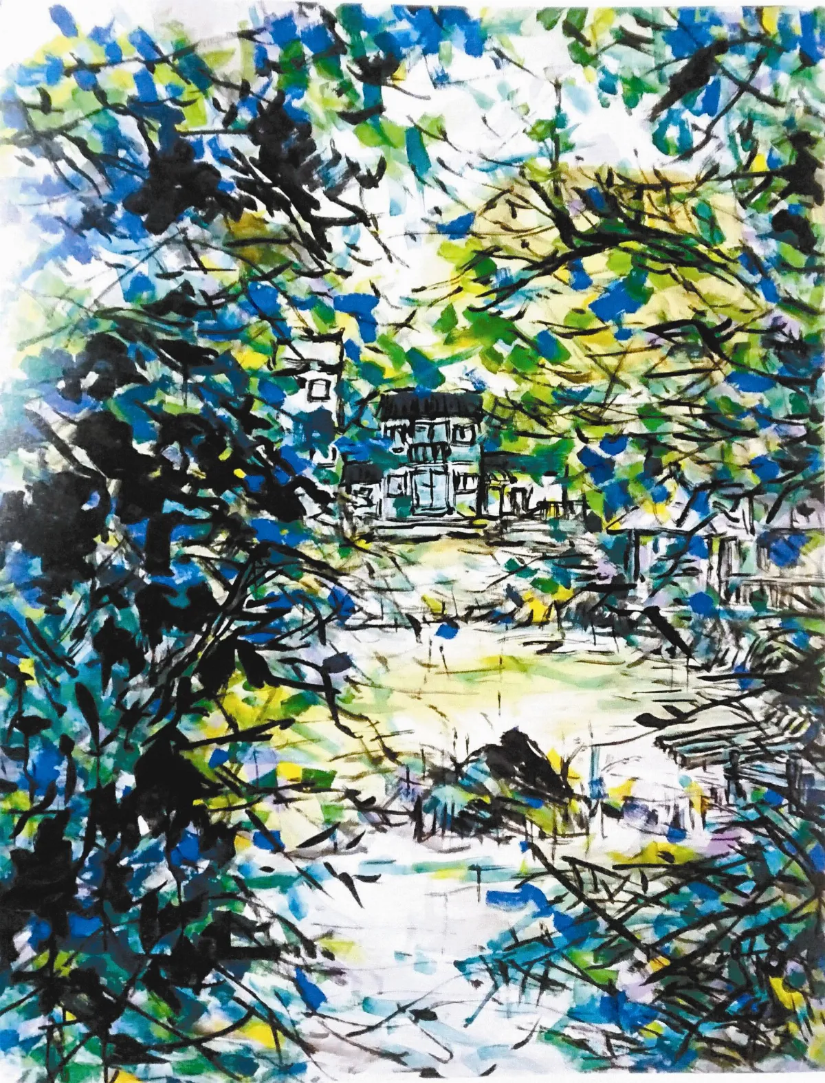 【樂活時光】文與圖／邱傑  樹林中的白石莊