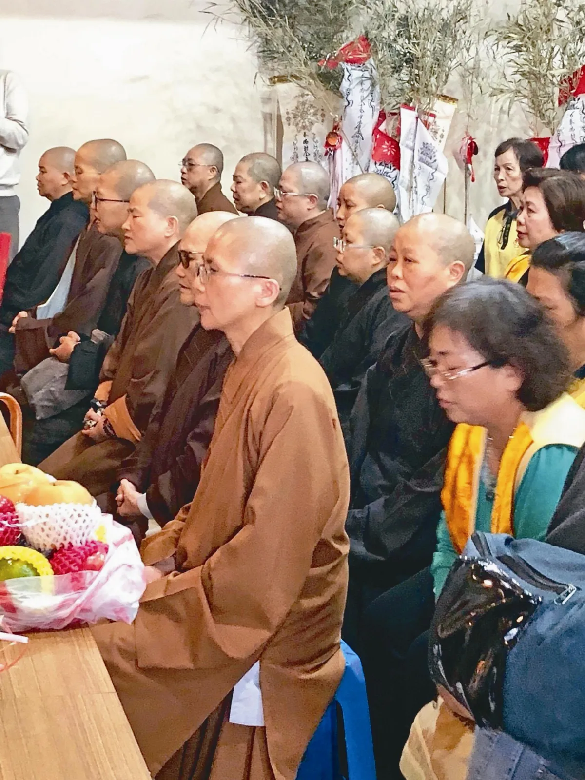 為罹難者助念 佛光人撫生慰靈