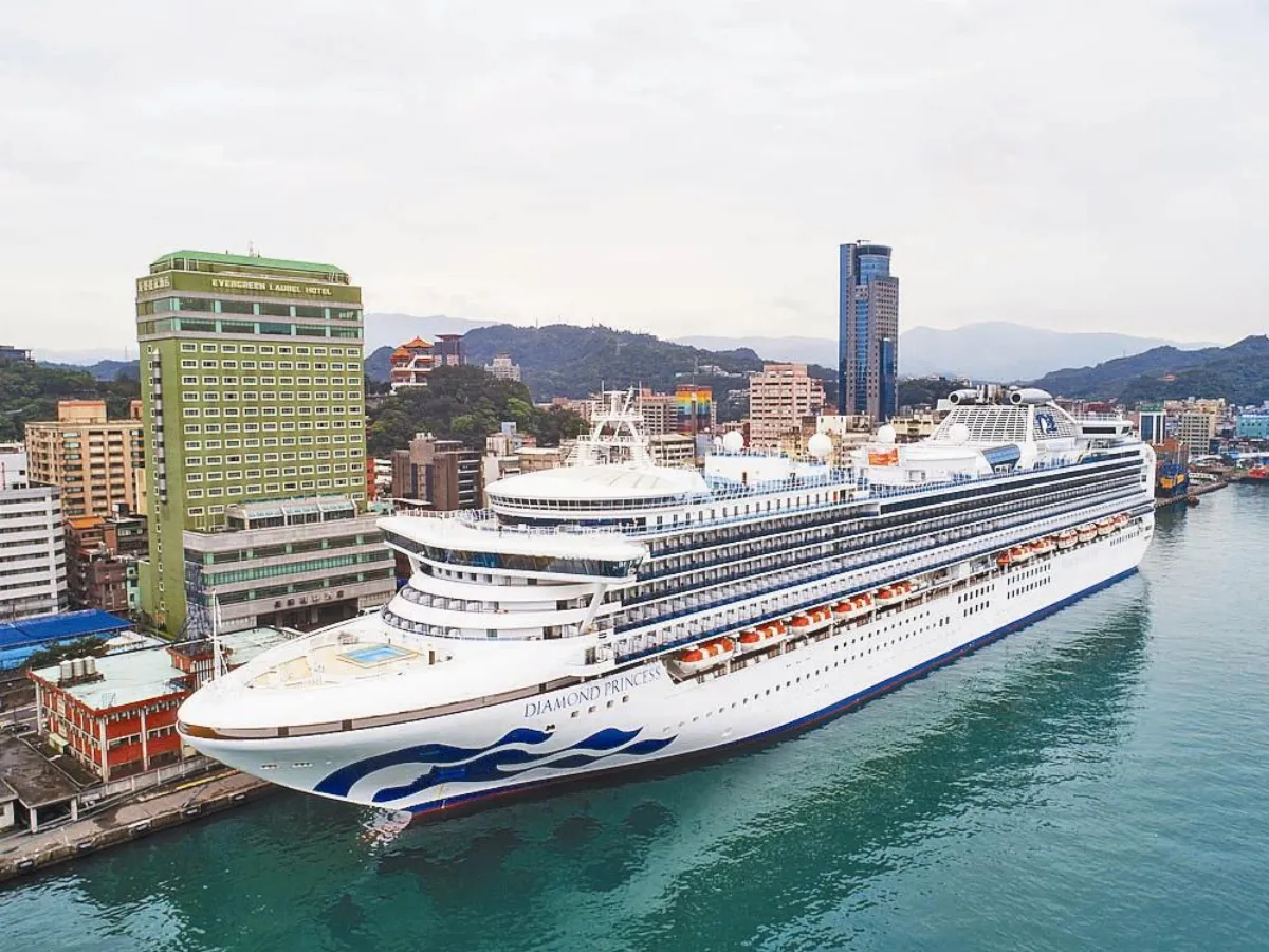 旅遊大小事 鑽石公主號遊輪 首航台灣