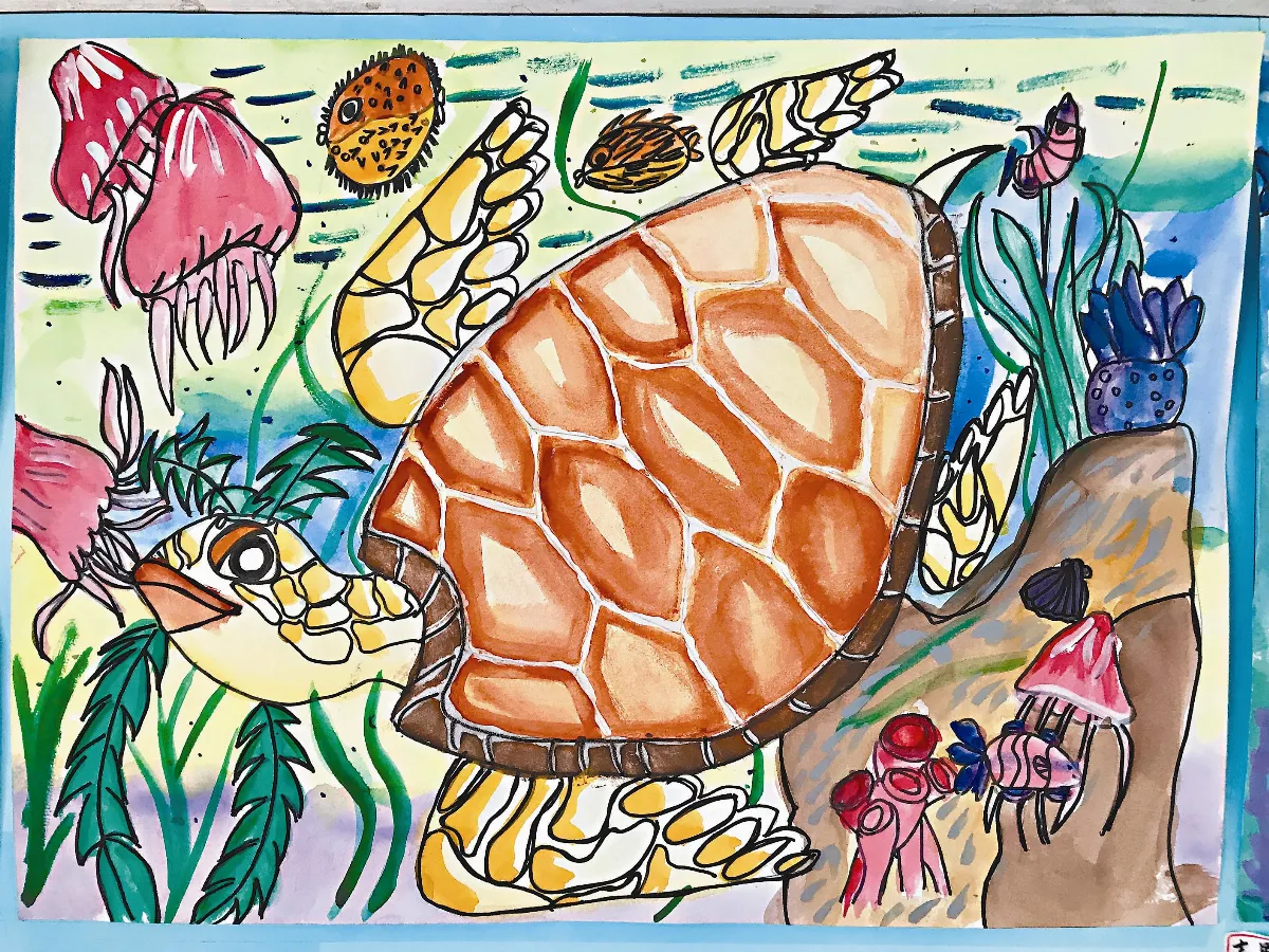 快樂塗鴉簿 海洋悠遊