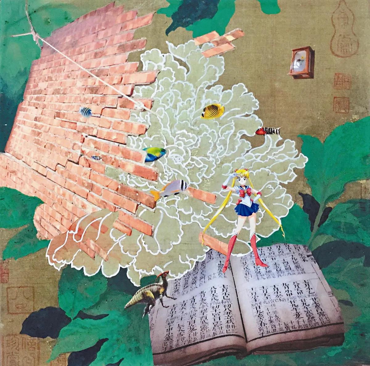 【人間迷走．七人藝術創作聯展】 花中物語─牡丹