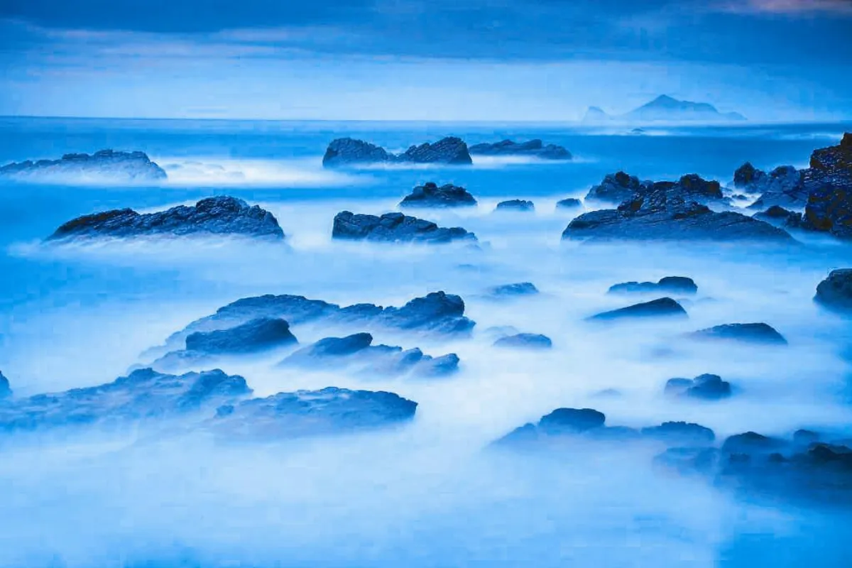 遙望龜山島 海天一色