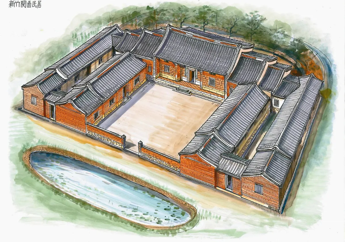 消失的客家民宅 法國建築師手繪圖展