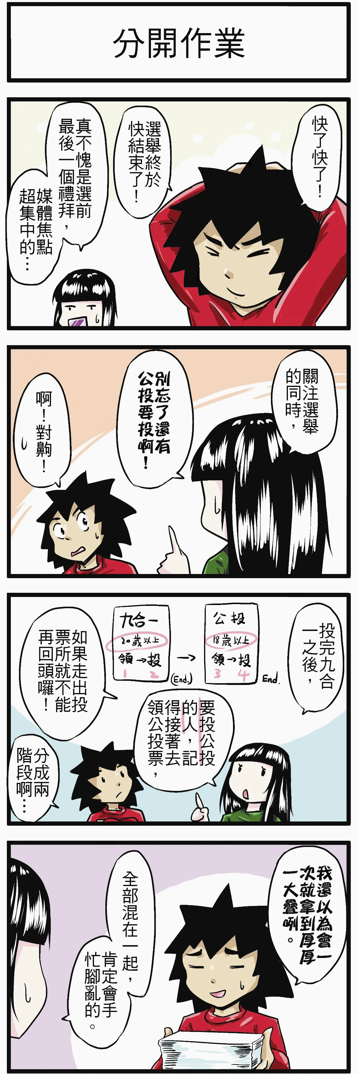 時事必考題 分開作業