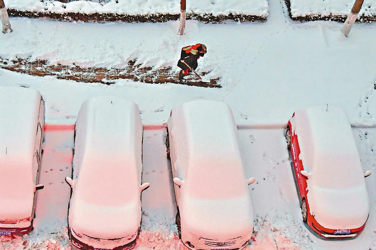 北京氣溫將降至零下10度 寒潮襲陸 80%地方發棉褲預警