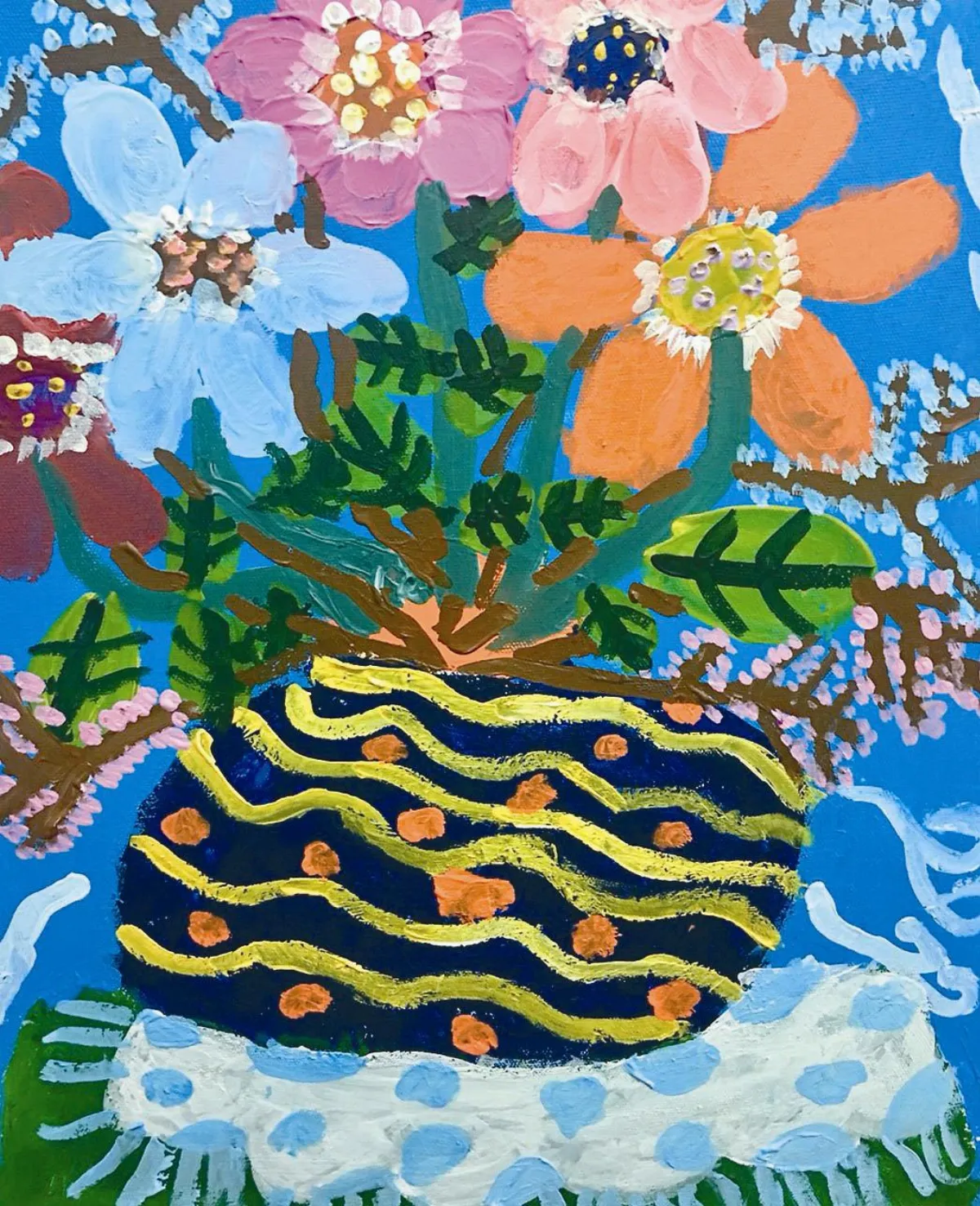 快樂塗鴉簿  美麗的花瓶