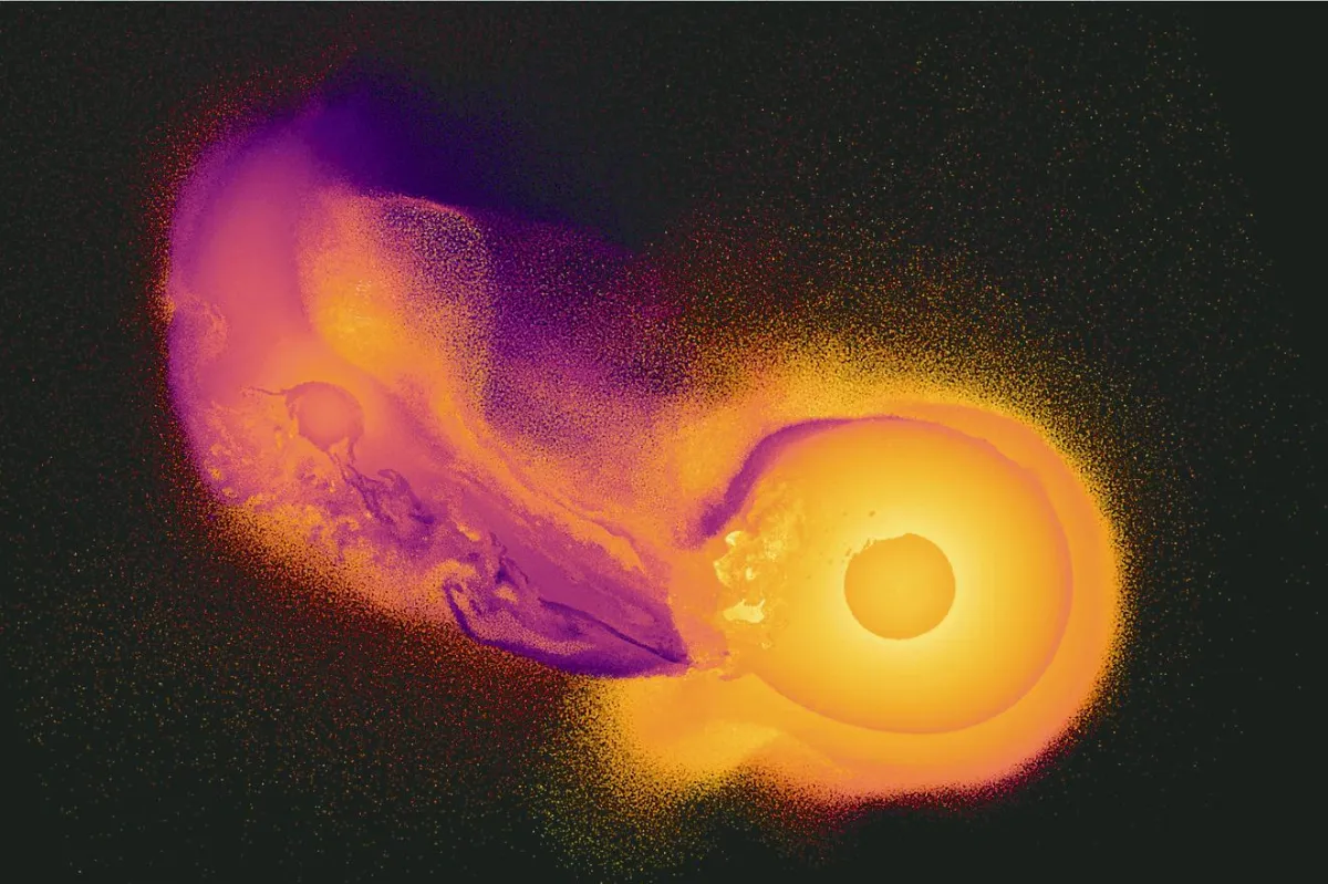 天王星被撞擊