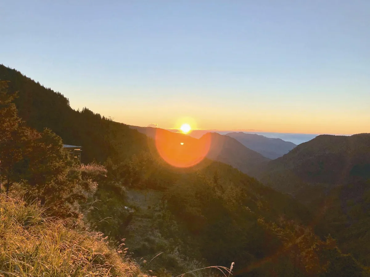 太平山遲到曙光 附贈雲海