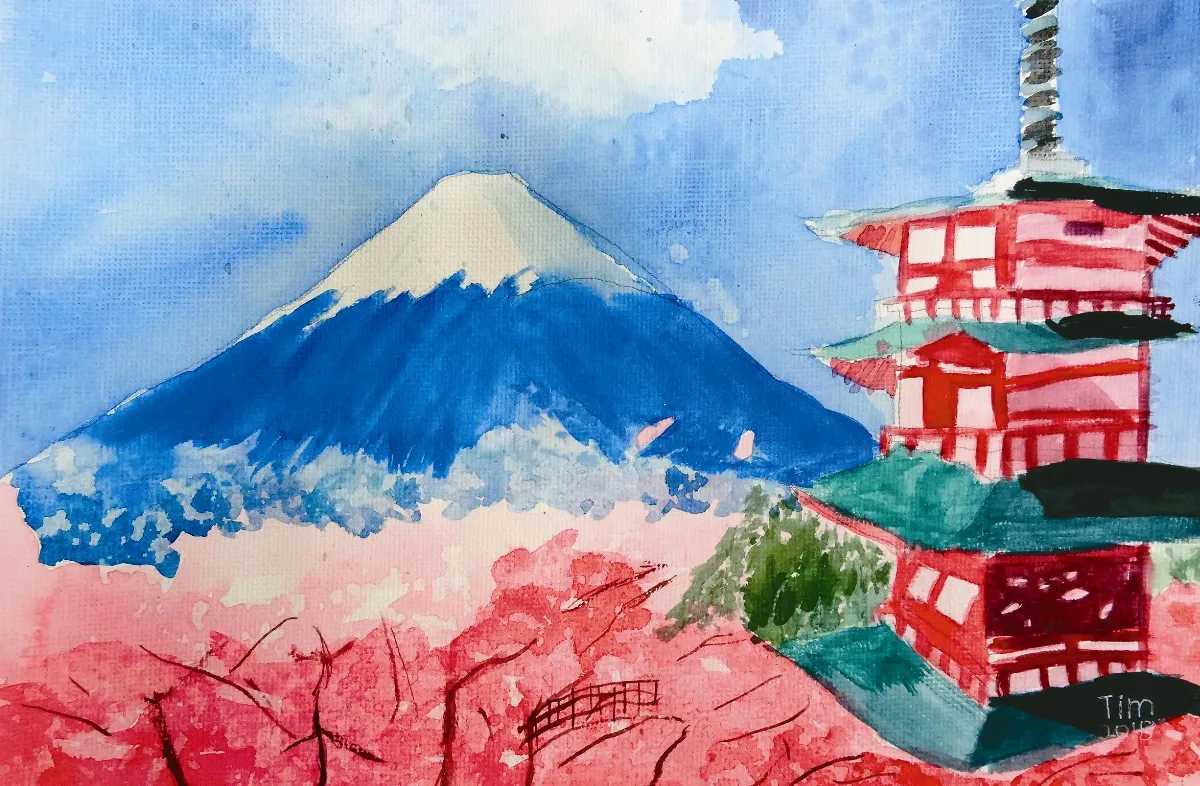 快樂塗鴉簿 日本風情
