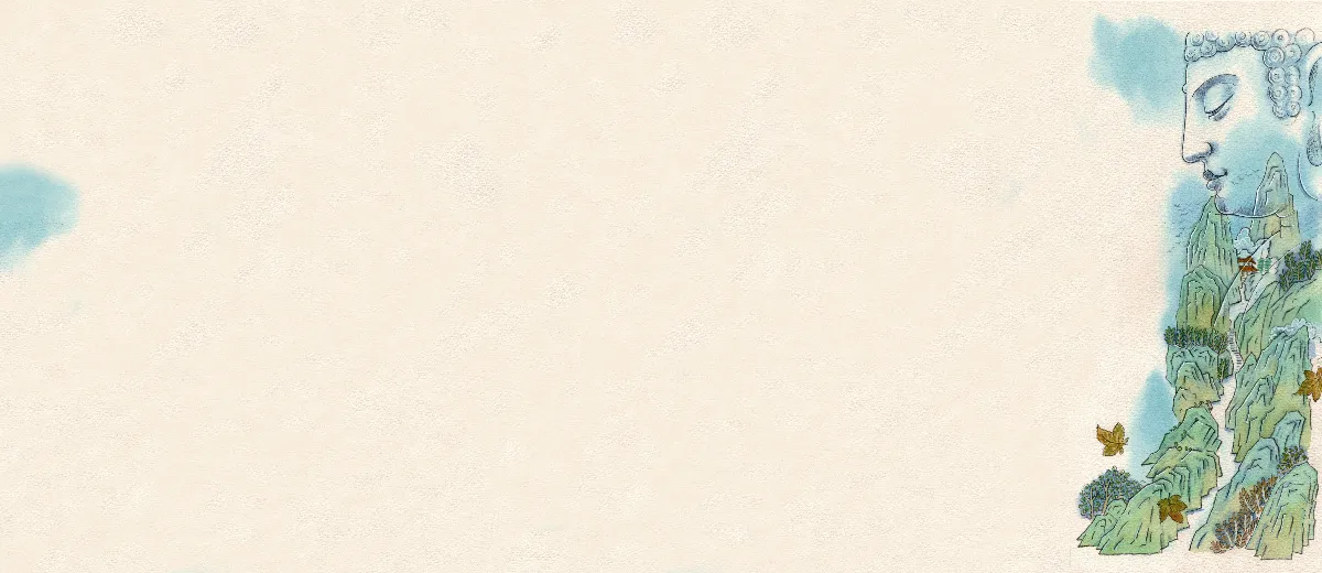 生命畫語窗前佛顏