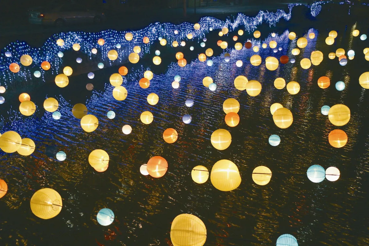 月津港燈節  夢幻燈海