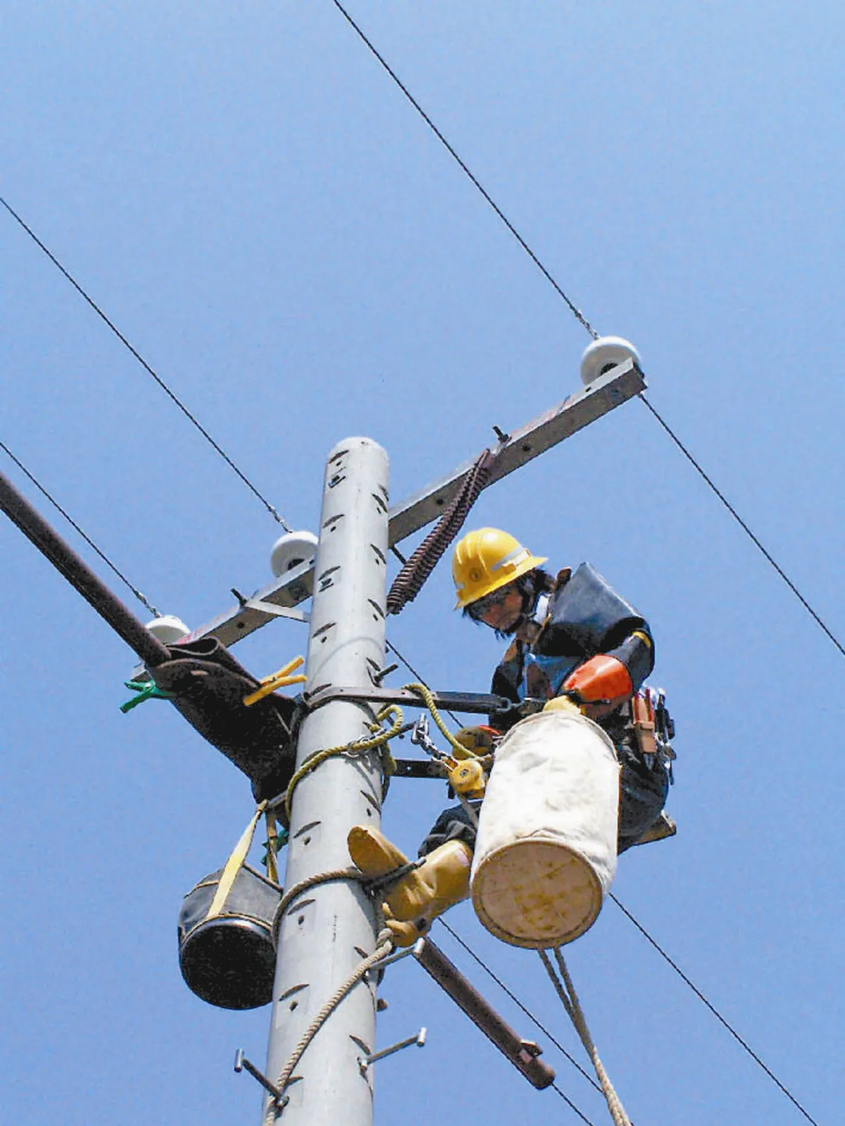 女力強 她抱過萬根電桿