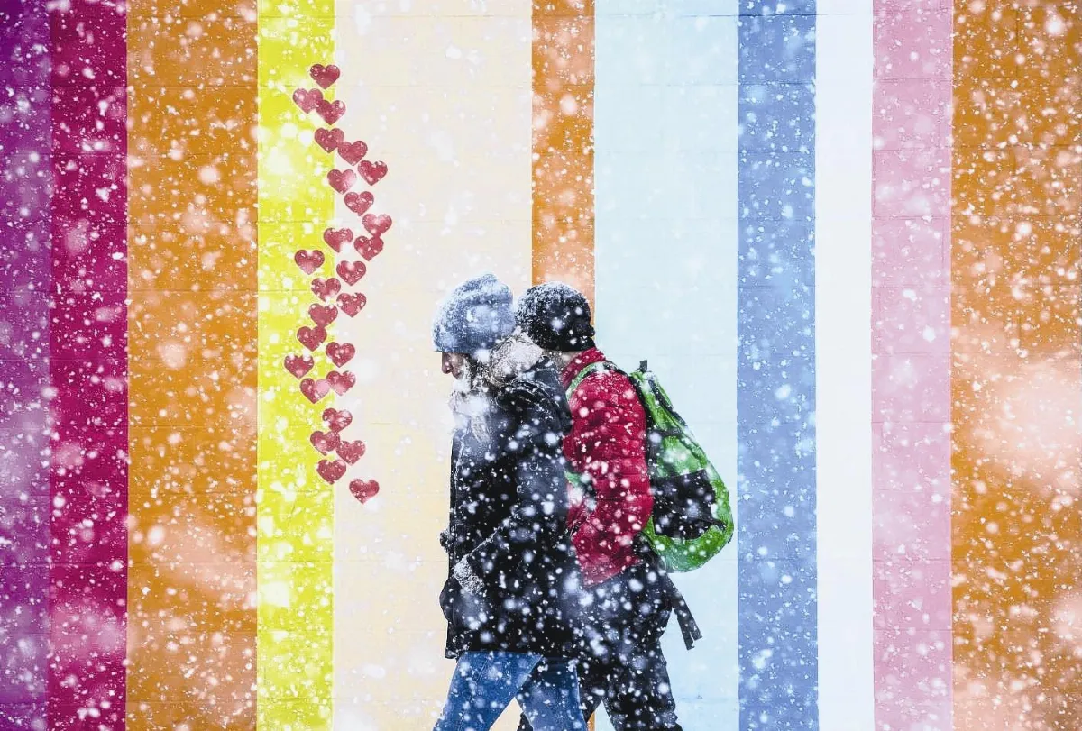 雪花繽紛