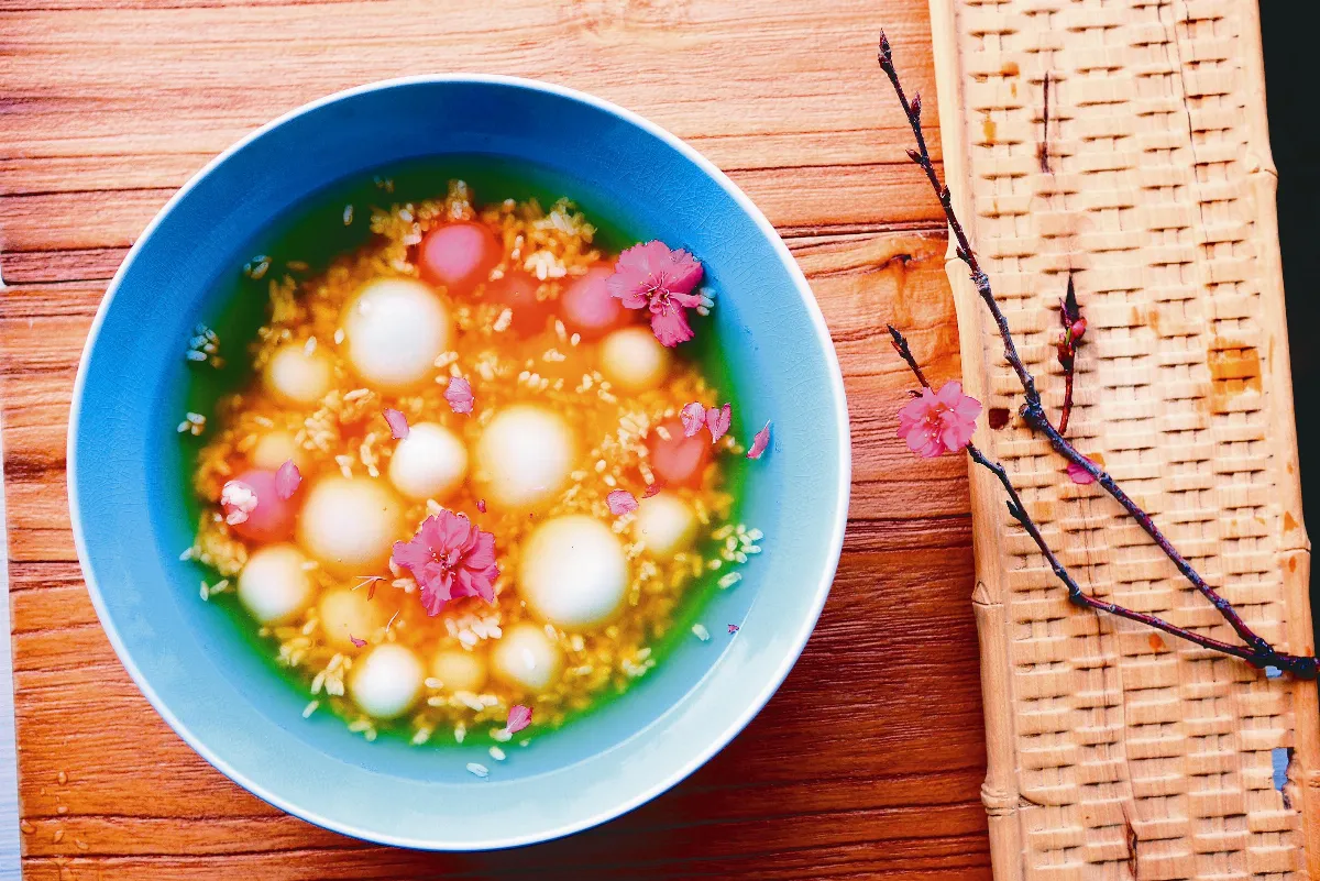 逸饗蔬食  吃元宵