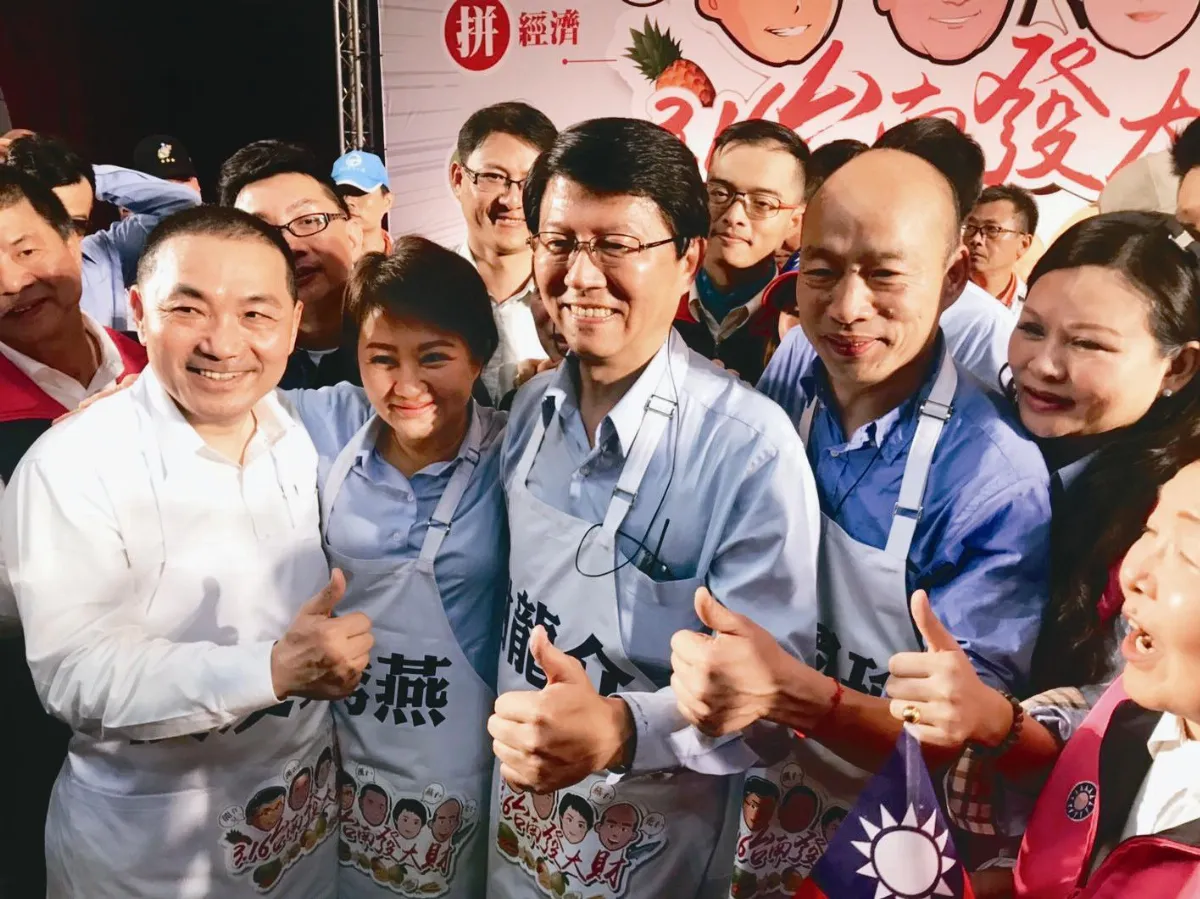 禿子燕子漢子齊聚台南 挺謝龍介