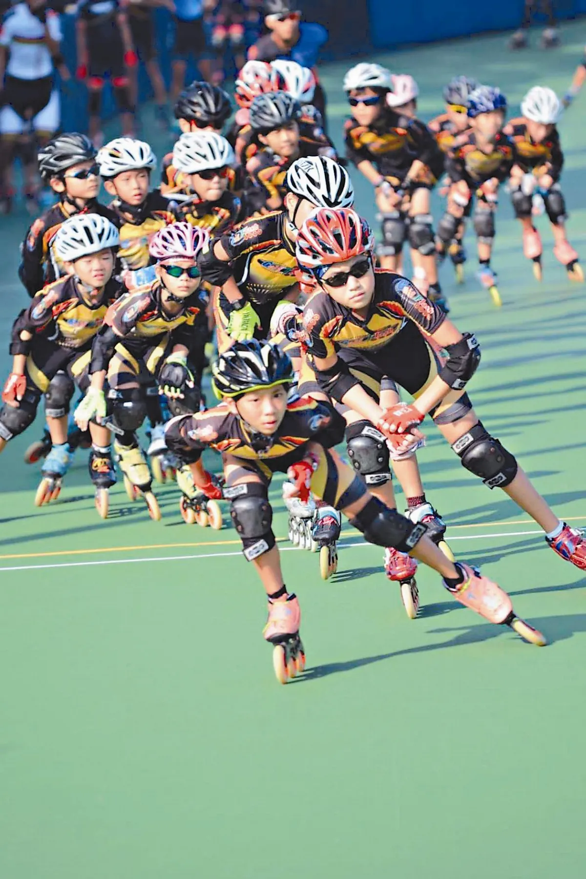竹縣缺標準場地 新湖國小仍稱霸3項全國賽  克難練直排輪連奪13冠
