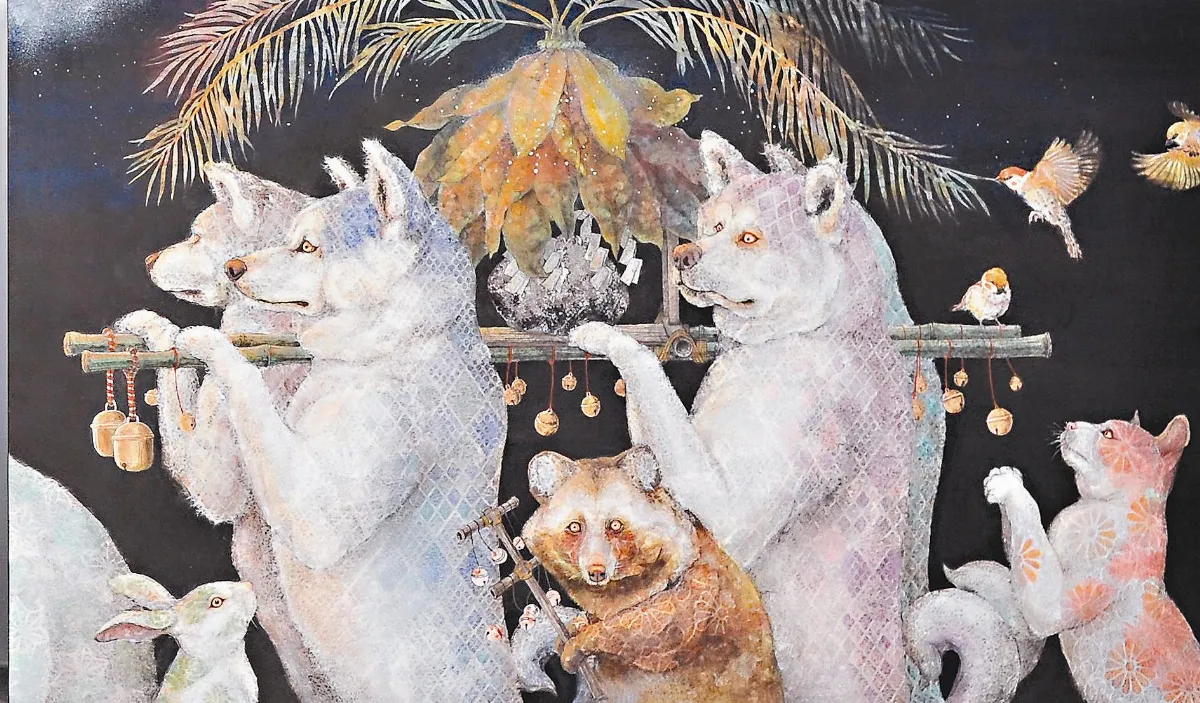 白田誉主也個展 真夜中／祭典